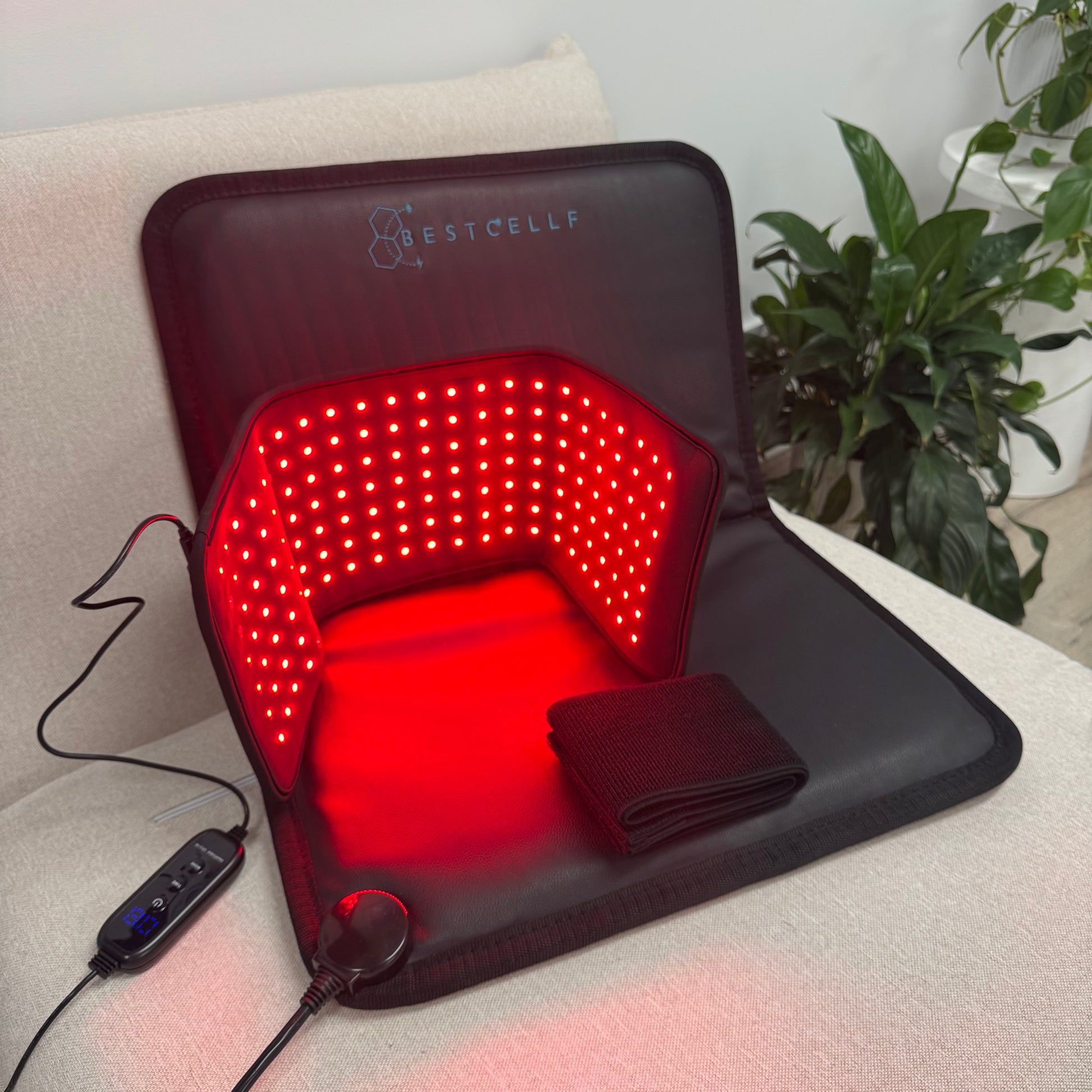 Red light wrap with the new gen PEMF mat