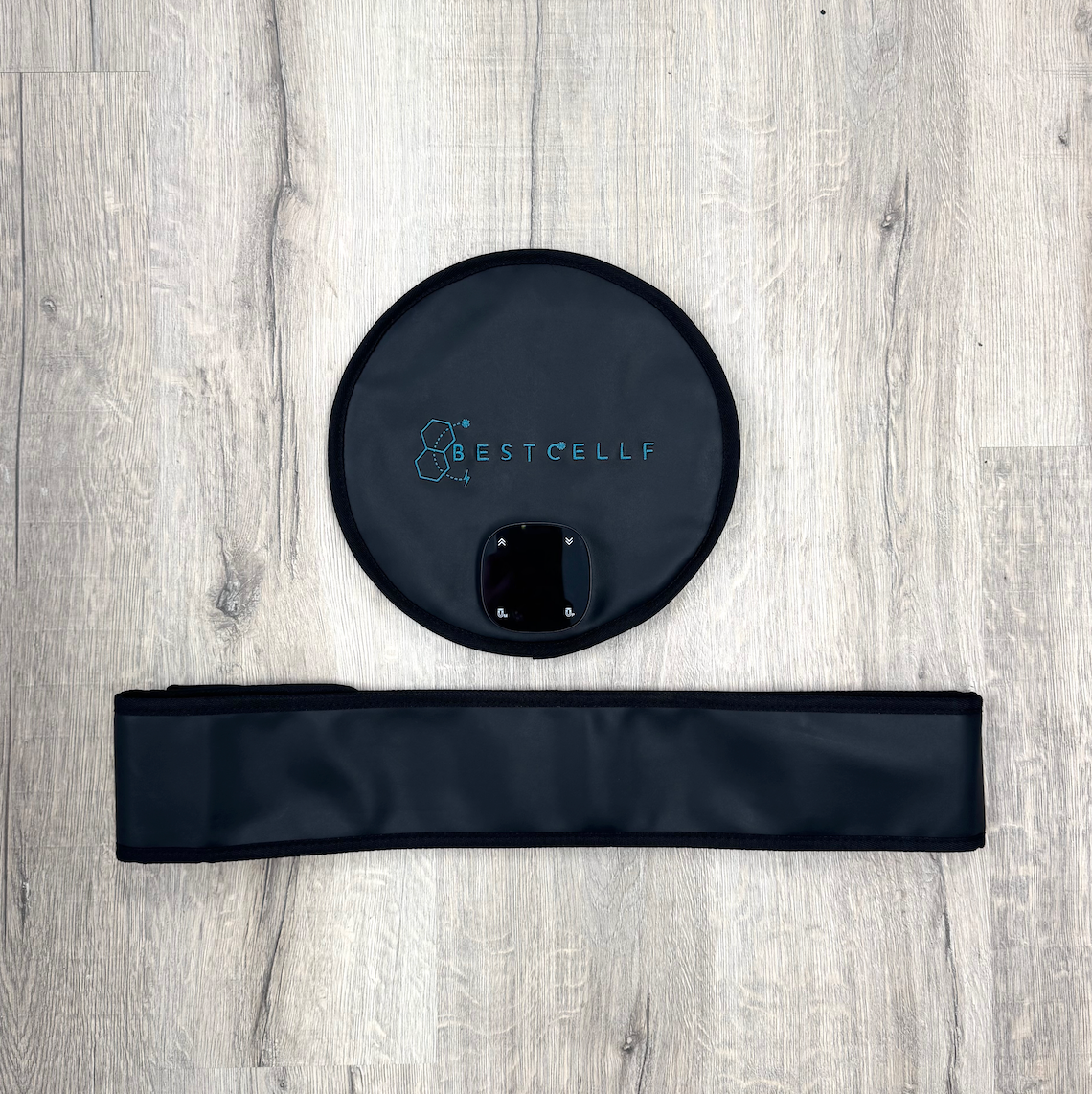 belt and pad front view