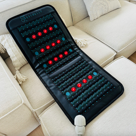 Portable Infrared PEMF Mat Deluxe in Black