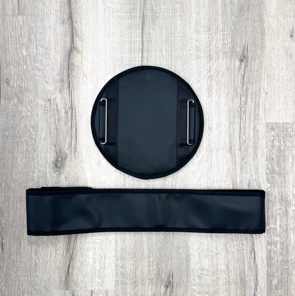 belt and pad back view