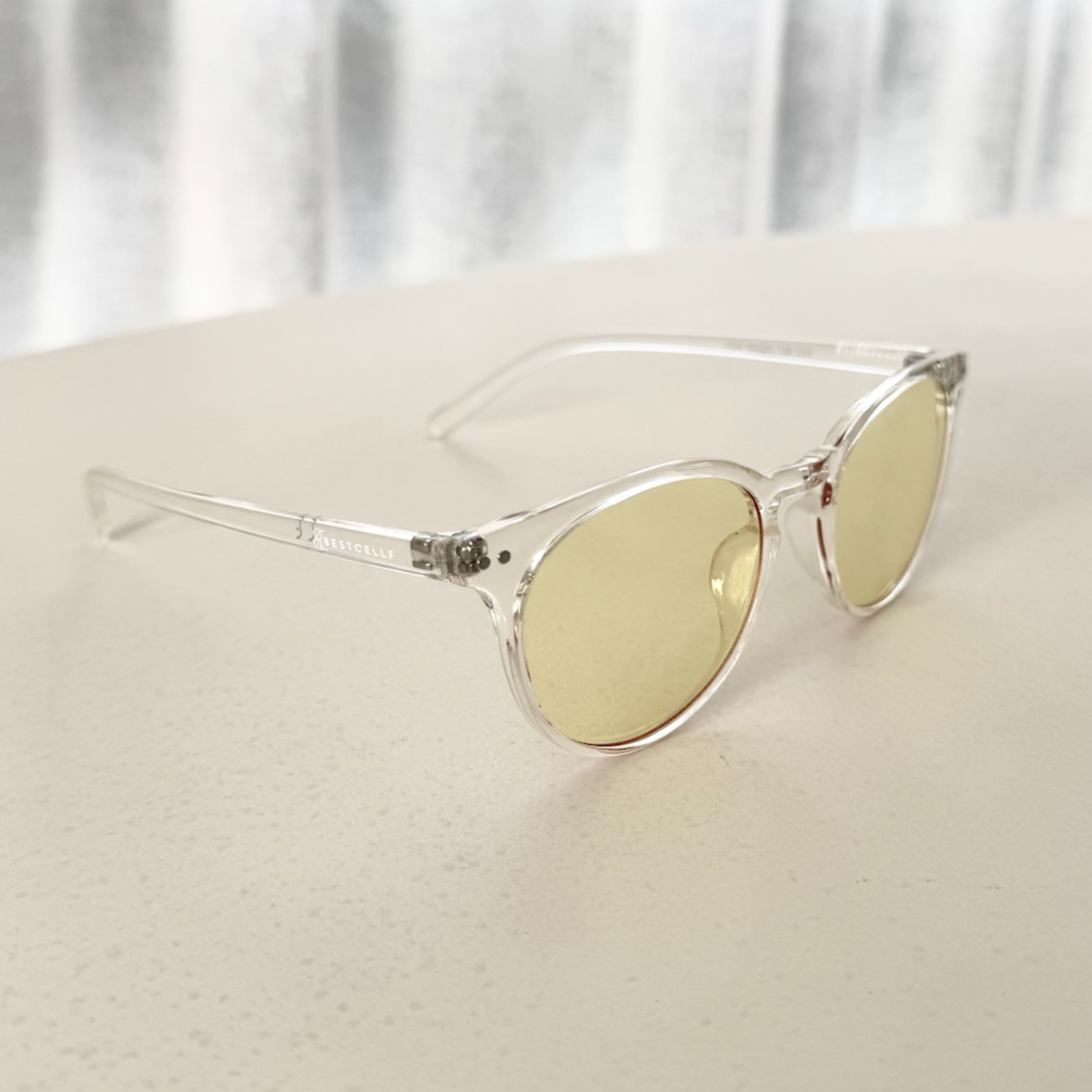 daytime blocking glasses side