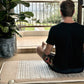 Filipe Meditating on Infrared PEMF Mat