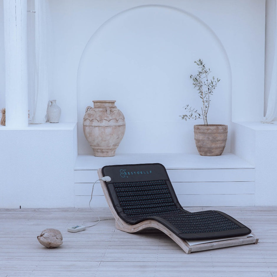 Full Body Infrared PEMF Mat Beach Beige BEST CELLF